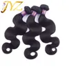 Cheveux vierges non transformés 3 faisceaux avec 1 fermeture en dentelle brésilienne malaisienne péruvienne indienne cheveux humains vague de corps extension de cheveux 8934999