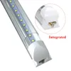 Tubo de led de 6 pés t8 de 25 unidades Tubos de luz de led de dois lados Tubos de led de 6 pés integrados 42 w para celeiro de armazém no porão