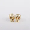 Boucles d'oreilles en alliage de zinc squelette de mode classique, boucles d'oreilles tête de fantôme femmes en gros livraison gratuite Halloween est le meilleur cadeau