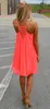 Sukienka fluorescencyjna Szyfonowa Kobieta Kobiety Styl Lato Vestido Plus Size Lady Odzież