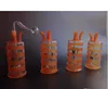 2023 HOOKAHS GLASSPIPER GLASBUBLER GLASS GLASS OLJER RIG GLASS BONGS ORANGE RANDS JH031-10mm