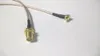 RP SMA женский MCX мужской прямоугольный RG316 косичка RF кабель 20 см