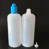 Tropfflaschen aus dickem Kunststoff, 120 ml, 4 Unzen, LDPE-Kunststoff, mit kindersicheren Sicherheitsverschlüssen und Spitzen