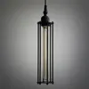 Amerikan Country Tarzı Kolye Işıkları Retro Loft Demir Kafesleri Sarkıt Ev Dekorasyon Edison Vintage Asılı Lamba Avrupa Aydınlatma