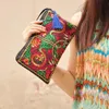 Atacado - Vendas Quentes Mulheres Retro Boho Étnico Bordado Bolsa De Embreagem Saco De Embreagem Handmade Bolsa De Armazenamento de Carteira