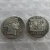 RM(08).Time of Julius Caesar 62 BC BONUS EVENTUS,Scribonia 8 Roman Silver Denarius Coin Free shipping