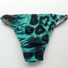 Mens String Bikini Fashional trosor G3774 Front Pouch Moderate Back Tiger Fur Prints Swimsuit Tyg Underwear2410