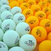 99pcs / lot jaune et blanc 3 étoiles 40mm table de tennis de ping-pong boules de pong