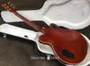 G6122-1962 Brun Chet Atkins Land Jazz Semi Hollow Body Brown Electric Guitar Imperial Tuners, Bigs Tremolo Bridge, Double Fake F Hål