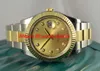 Montre-bracelet de luxe pour hommes II Champagne automatique en or 18 carats 116333 41mm montre pour hommes montres pour hommes