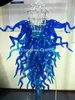 Lamp High Quality Blue Chandeliers CE/UL LED Light Design Home Decoration Murano Glass Chandelier Pendant Lamps