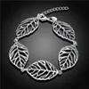 Vente chaude cadeau de Noël 925 argent Feuilles Bracelet DFMCH386, Marque nouvelle mode 925 plaque en argent sterling Bracelets à maillons de chaîne de haute qualité