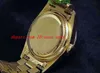 Orologi di lusso di alta qualità Orologio da polso in oro giallo 18k quadrante con diamanti lunetta 18038 orologio da uomo meccanico automatico orologio da uomo 180g