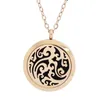 Whole With chain as gift 316l stainless steel magnetic diffuser locket necklace perfume locket pendants necklace3529067