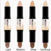 New Wonder Stick Bronzer Evidenziatore Stick Double Head Shadow Contour Doppi colori Stick Bronzer Trucco viso 4 stili