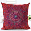 ethnic mandala cushion cover 45cm linen chaise sofa throw pillow case scandinavian almofada decorative bohemian cojines