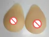 Free shipping 2018 hot selling silicone breast forms triangle teardrop-shaped for shemale transgender artificial prosthesis 300-1400g/pair