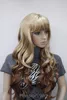 11 colors Long Wavy Bangs Women Natural Daily wig Hivision beautiful charming New9561364