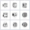 random style Loose big hole Beads Spacer Beads Charms Skull Alloy Beads Openwork Heart Bead Jewelry accessory fit Snake skeleton bracelet