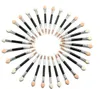 Nieuwe make-up borstels wegwerpspons cosmetica oogschaduw eyeliner lipborstelset applicator voor vrouwen schoonheid