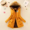 2018 겨울 자켓 여성 새로운 겨울 Womens Parka 캐주얼 outwear 후드 코트 모피 여성 코트 Manteau Femme 여성 의류