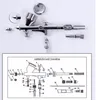 Kit d'aérographe à double Action ensemble de tatouage temporaire 0.2mm/0.3mm/0.5mm aiguille brosse à Air compresseur corps peinture Art pistolet