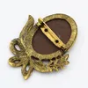 Vrouwen Vintage Cameo Broche Hoge Kwaliteit Victoriaanse Queen Cameo Pins voor Dames Luxe Antiek Zilver Gouden Kleur Lady Collar Pins Broches