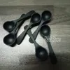 white or black spoon 0 5g plastic measuring spoons whole in china 100pcs lot powder spoons1151169