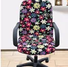 Office computer chair covers cover armrest seat cover fabric stool set swivel chair set one piece elastic chair cover7536913