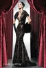 2019 Black Lace Evening Dress Sexy Deep V Neck Backless Formal Special Occasion Dress Prom Party Gown Plus Size vestidos de festa