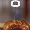 Ny Inomhus digital LCD-matsmometer Kök Kött Matlagning BBQ Verktyg med rostfritt stål sensor probe