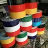 Nowy projekt Niemcy Flag Hood Stripes Naklejki samochodowe naklejki na maskę, dach, bagażnik do Volkswagen/Mini DIY Car Dekale 15cmx30m/rolka