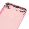 1pcs/lot iPhone 6S 플러스를위한 1pcs/로트 배터리 도어 케이스 커버 하우징 5.5 4.7 인치 핑크 장미 금 교체 부품 270b