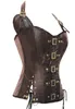 New fashion halter leather corset Black cool girl sexy bodysuit ohyeah sexy club wear for women leather clothing