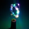 Wine Bottle Cork Fairy Lights Bottle Stopper LED String 2M 20leds Silver Wire String Lights Battery Powered Christmas Wedding Decoration