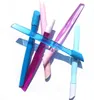 New 100pcs/lot 10cm Cuticle Pusher Mix color transparent body with soft Rubber head High Quality Nail Tools MJ001