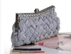 2016 New fashion lady's clutch bag bridal bag knitted evening bag 9colors