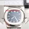 Top Sale 5711/1A-010 Sport Watch Men Brand Automatic Monement Watch Silver Case Blue Dial Stainless Luxury Mens Watches
