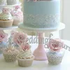 Emballages de Cupcake en filigrane blanc, 120 pièces, découpés au Laser, pour mariage, fête prénuptiale, décoration de gâteau, livraison gratuite