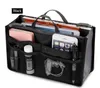 Clear Compact Portable Women Makeup Organizer Bag Girls Cosmetic Bag Toiletry Travel Kits Storage Hand bag track6918955