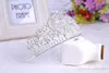 Bling Beaded Crystals Korony ślubne 2022 HEPERY BRIDAL Diamentowa biżuteria Rhinestone Pałąk włosy Hair Akcesoria Party Tiara223s