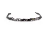 New Arrival high quality silver energy magnetic link chain bracelets with germanium infrared ion 4 in 1 bio healthy bracelet