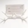 Titulaire de la carte Antler Place numéro de table porte-photo de la carte pour la décoration de fête de mariage