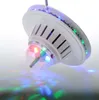 48LEDS 8W iluminação laser rotativa RGB LED Bulbo Bola de cor mudando de cristal mágica luz de girassol LED efeitos para festa de xmas myy