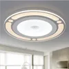 Dimmable Современный минималистский круглый светодиодный потолочный светильник акриловый абажурный потолочный освещение гостиная огни декоративные кухонные лампа лампары