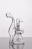 Dab Rig Beaker Recycler Glass Bong Hookahs Hand Unique mini Water Pipe 6 inch Oil Rig Bubbler Sale Delicate Appearance no.ac