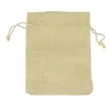 9x12cm Custom Jute Bag Burlap Bag Gift Bag Linen Gift Bag Wedding Favor Pouches Drawstring Pouches Small Jewelry bags