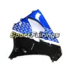 Branco Azul carenagens Para Kawasaki ZX9R 2000-2001 00-01 plástico ABS Kit Kit Motorcycle Carroçaria Cowlings Body Body Fittings Frames