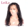 Peruanisches Echthaar, Kinky Culry, 3 Bündel mit 360 Lace Frontal, vorgezupft, verworrene Locken, 4 Stück, Lot Leilabeautyhair2709968