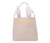 10pcs/lot Free Shipping 2016 Newest Cotton Burlap Easter Gift bag Tote Jute Easter Bunny bags With Bunny Ears Easter Baskets
